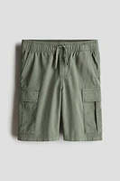 Twill Cargo Shorts