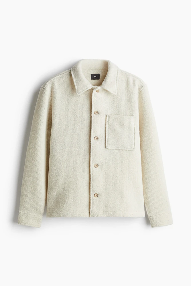 Loose Fit Bouclé overshirt