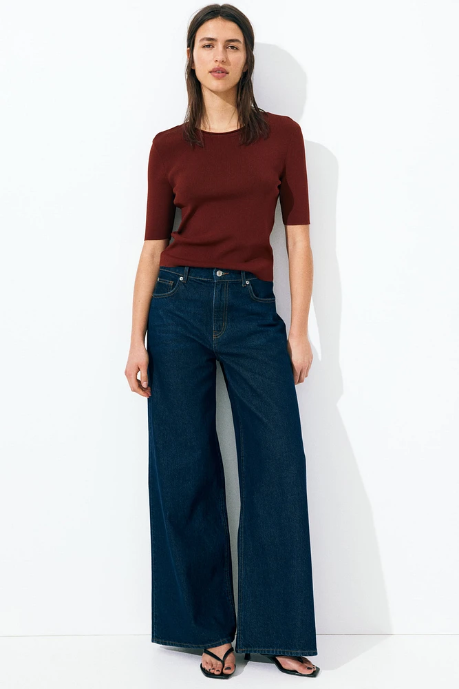 T-shirt en tricot fin