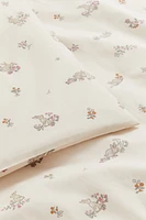 Patterned Cotton Duvet Cover Set