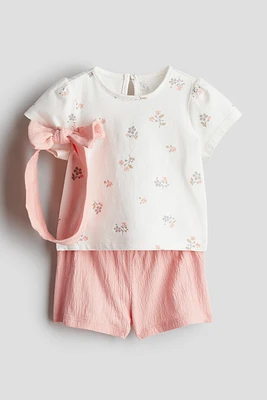 Ensemble 3 pièces en jersey de coton