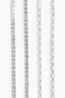 2-Pack Rhinestone Necklaces