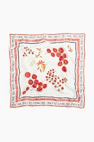 Printed Satin Scarf