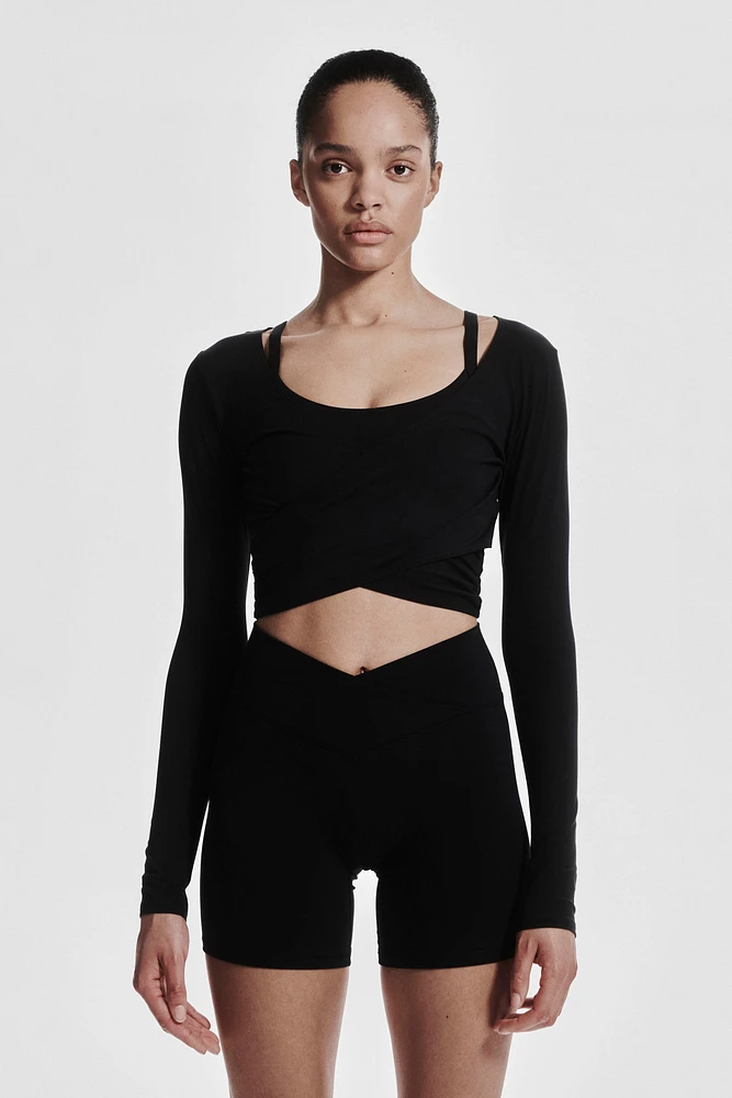 Sports Wrap Top with SoftMove™