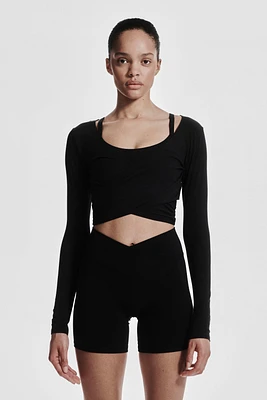 Sports Wrap Top with SoftMove™