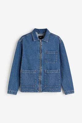 Regular Fit Denim Overshirt