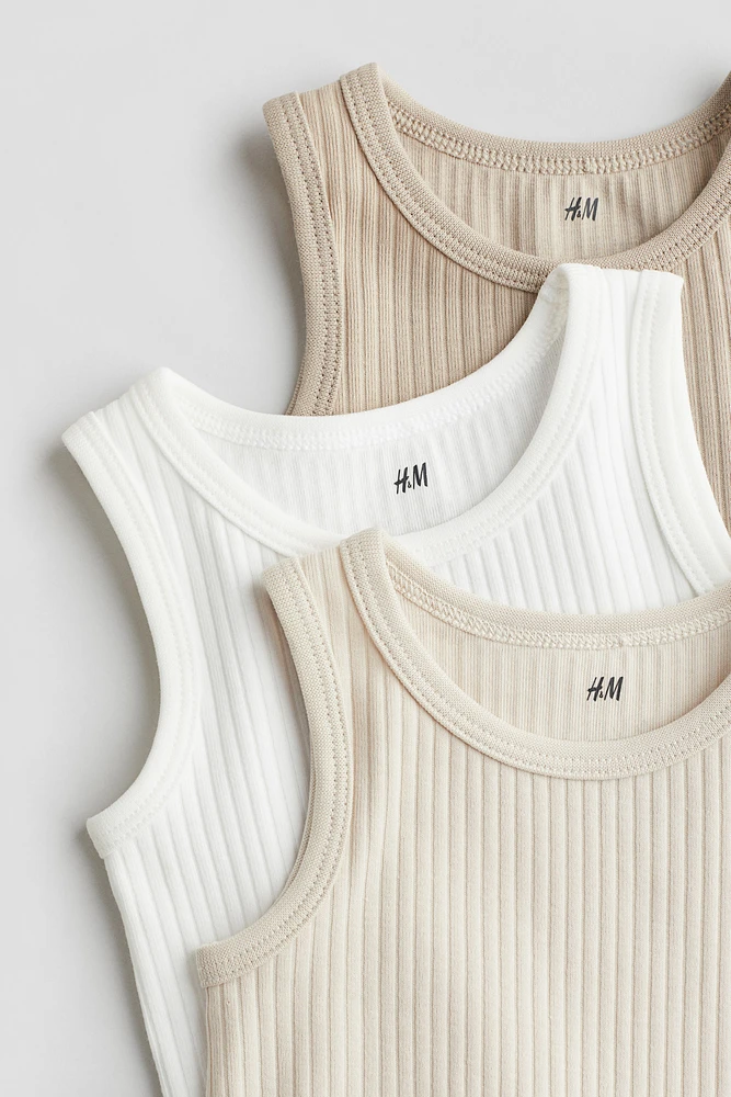 3-pack Sleeveless Bodysuits