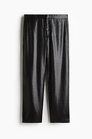 Relaxed Fit Sequined Pants