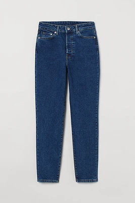 Mom Fit Ultra High Ankle Jeans