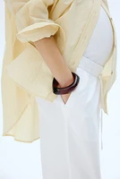 Pantalon MAMA en lin mélangé