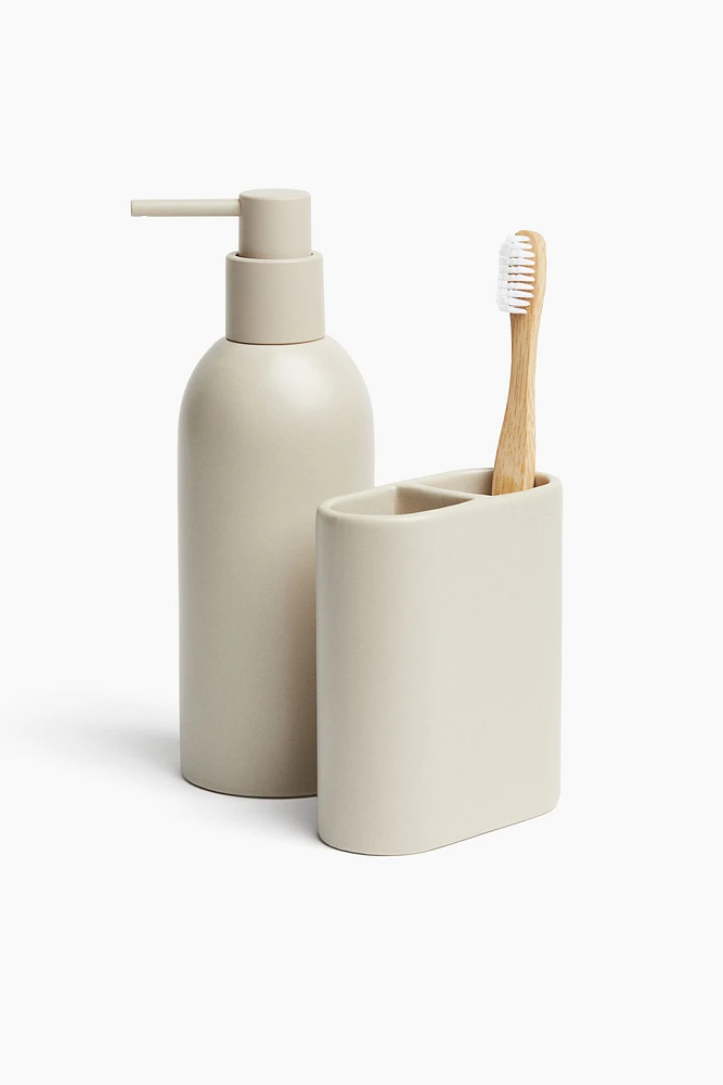 Stoneware Soap Dispenser