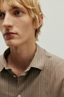 Regular Fit Textured Shirt
