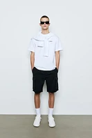 Regular Fit Nylon Cargo Shorts