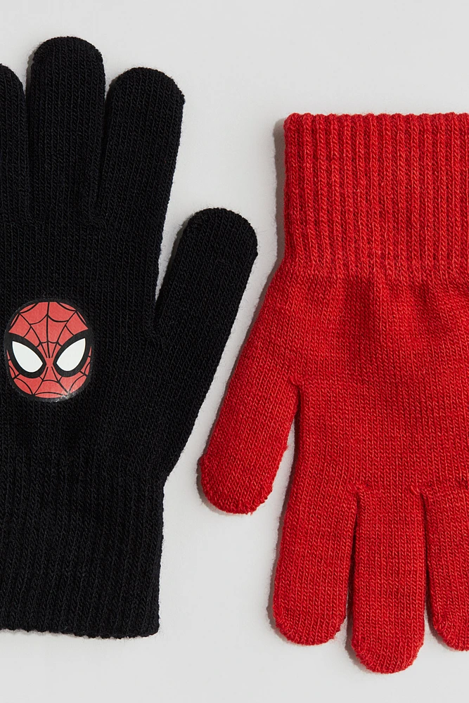 2-pack Fine-Knit Gloves