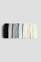 Lot de 5 shorts en jersey coton