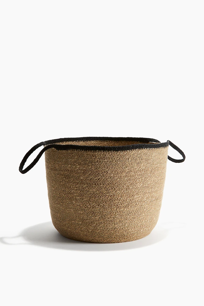 Round Seagrass Storage Basket