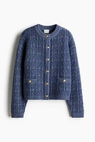 Textured-Knit Cardigan