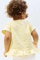 Ruffle-Trimmed Top