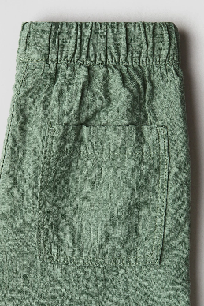 Cotton Seersucker Pants