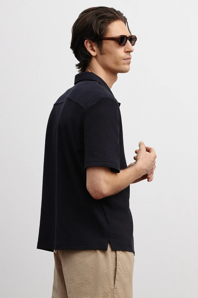 Chemise Coupe Classique en jersey manches courtes