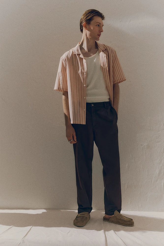 Regular-Fit Lyocell-Blend Pants