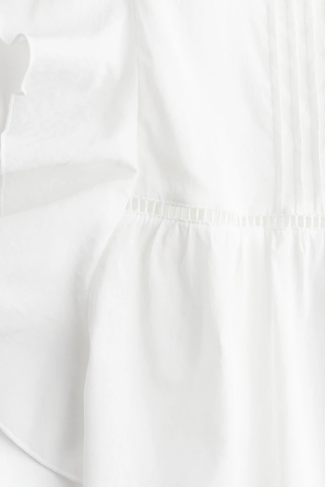Blouse à manches volant