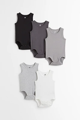 5-pack Sleeveless Bodysuits