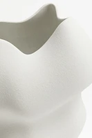 Extra-Large Irregular-Shaped Stoneware Vase