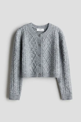 Cable-Knit Cardigan