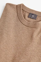 Slim Fit Fine-knit Cotton Sweater