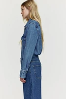 High Rise Barrel Leg Jeans