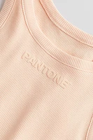 Embossed-print Tank Top
