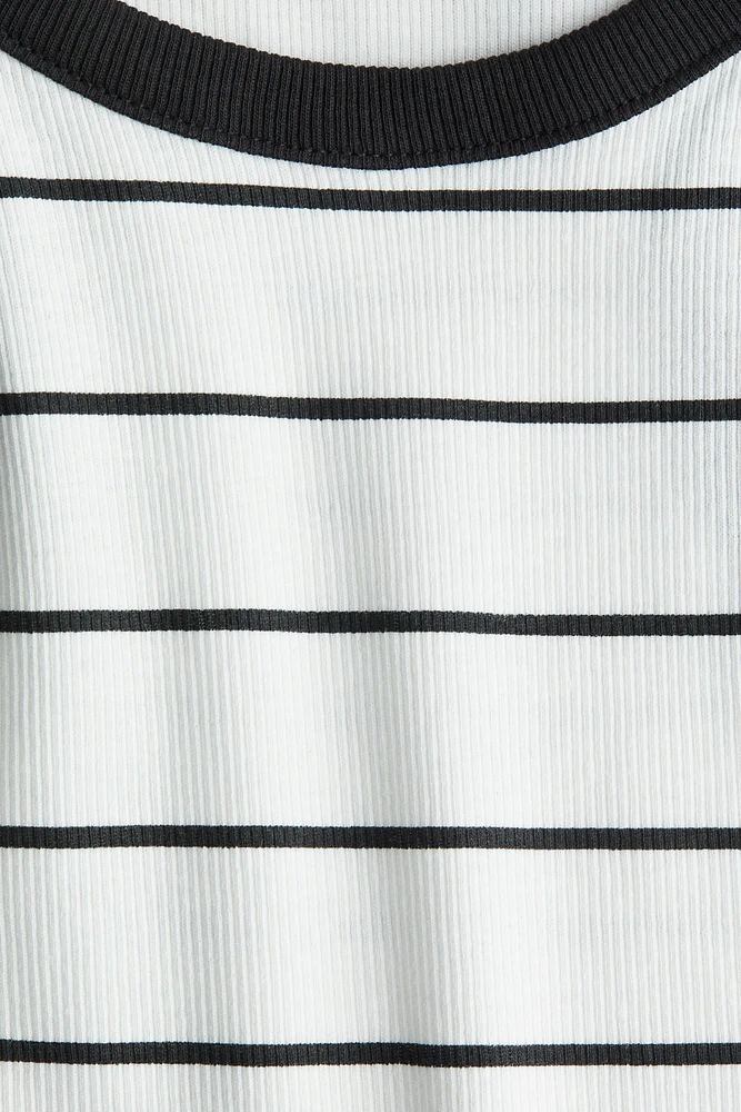 Robe en coton côtelé