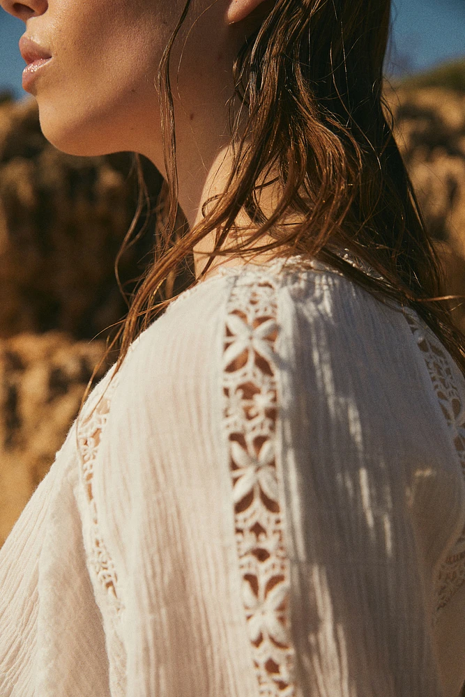 Lace-detail Blouse