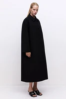 Wool-Blend Maxi Coat