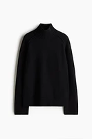 Cashmere-blend turtleneck jumper