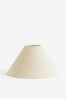 Large Linen-blend Lampshade