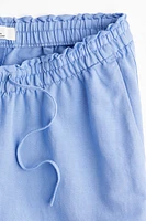 MAMA Before & After Linen-Blend Pants