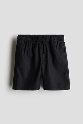 Linen-Blend Shorts