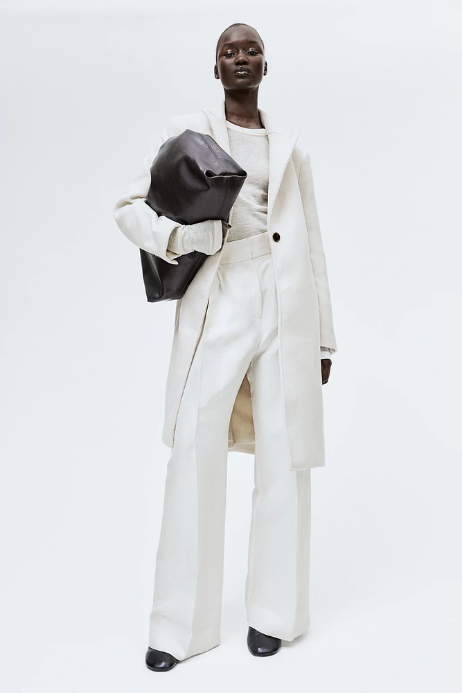 Coat with Shoulder Pads