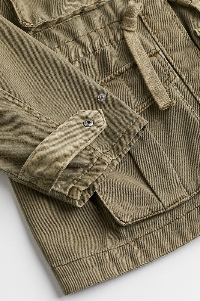 Cotton Twill Utility Jacket