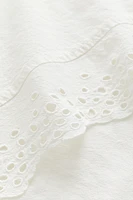 Broderie anglaise tablecloth