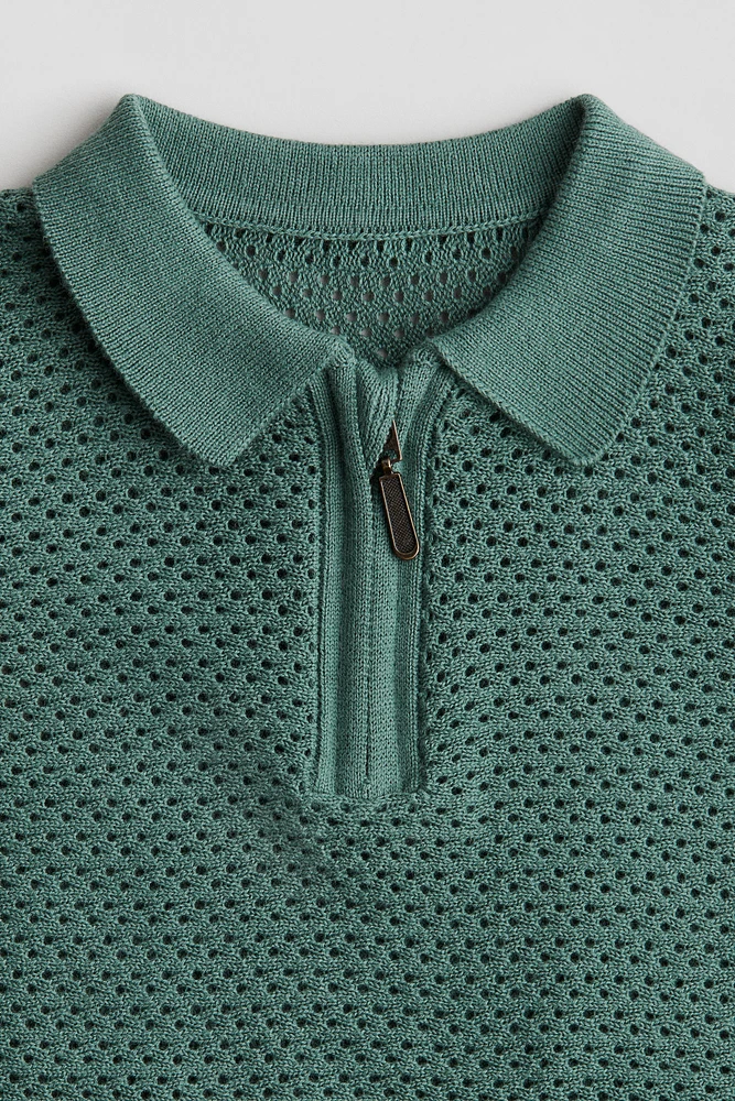 Half-Zip Polo Shirt