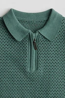 Half-Zip Polo Shirt