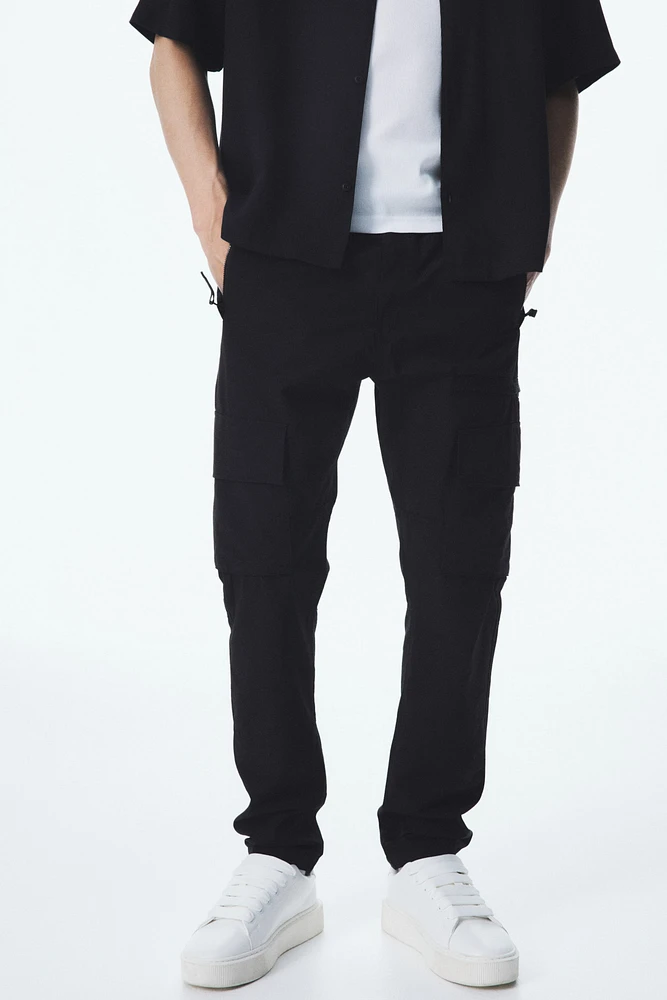 Regular-Fit Twill Cargo Pants