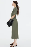 Tie-belt Shirt Dress