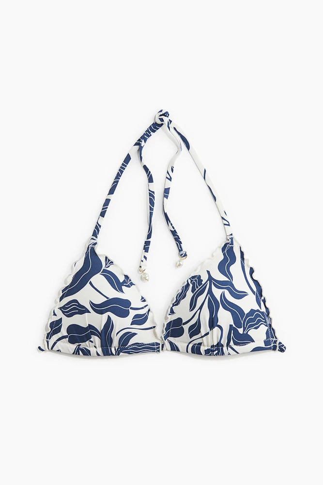 Push-Up Triangle Bikini Top