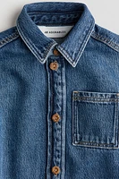 Cotton-blend Denim Overshirt