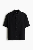 Loose Fit Crinkled Shirt