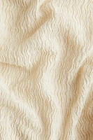 Textured jersey top